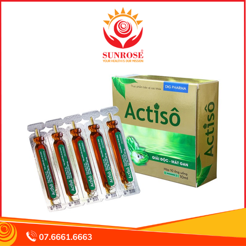  Thực phẩm bảo vệ sức khỏe Actisô (10 ống x 10ml) 