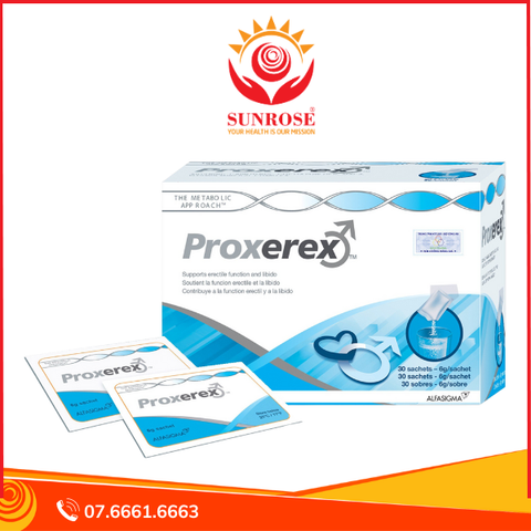  Bột Proxerex Sigma-tau HealthScience tăng cường sinh lực nam giới (30 gói x 6g) 