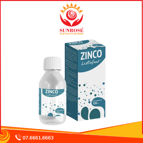  Siro kẽm Zinco LezEnfant – Bổ sung kẽm & vitamin C, tăng sức đề kháng cho trẻ – Chai 120ml 