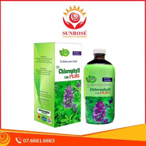  Diệp lục thanh lọc cơ thể – TH Chlorophyll UIE Plus – Chai 500ml 