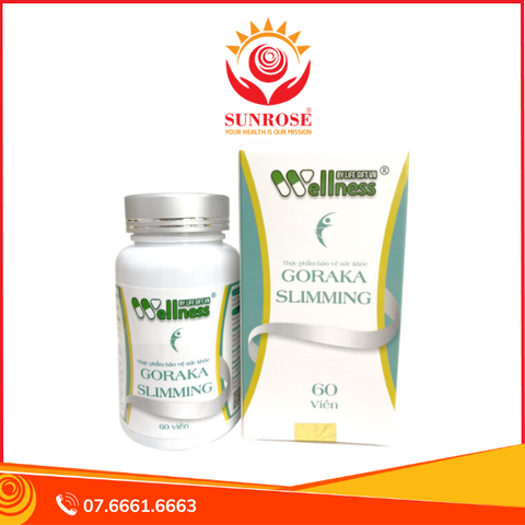  Viên uống Goraka Slimming – Hỗ trợ giảm cân, kiểm soát mỡ thừa – Hộp 60 viên – Nhật Bản 