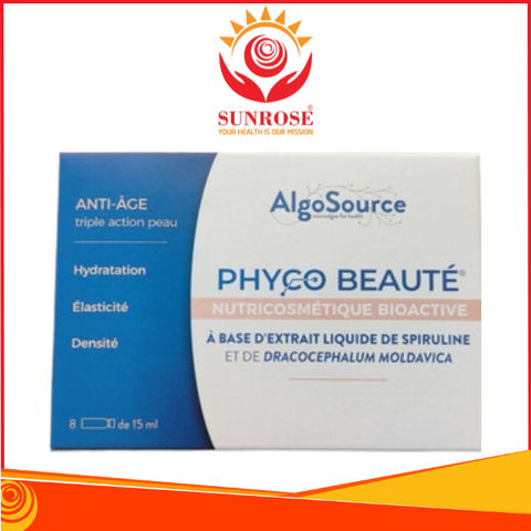  Phyco BeauTé - Hỗ trợ Phụ nữ có nhu cầu làm đẹp da, trắng da, duy trì vóc dáng, hỗ trợ giảm cân, Hộp 08 chai x 15ml 