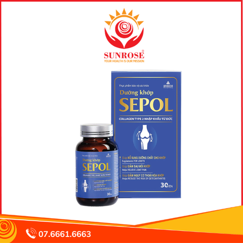  Thực phẩm bảo vệ sức khỏe dưỡng khớp Sepol (30 viên) 