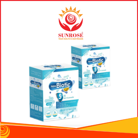  Men sống New Biotic Gold – Bổ sung 5 tỷ lợi khuẩn, hỗ trợ tiêu hóa và đường ruột Hôp 20 ống 