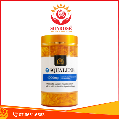  Viên cấp ẩm, hỗ trợ làm đẹp da Squalene (hộp 30 viên) 