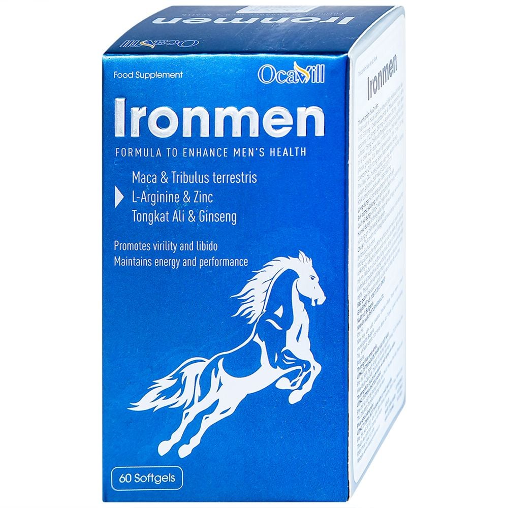  Viên uống Ironmen Ocavill hỗ trợ tăng cường sinh lý nam giới (60 viên) 