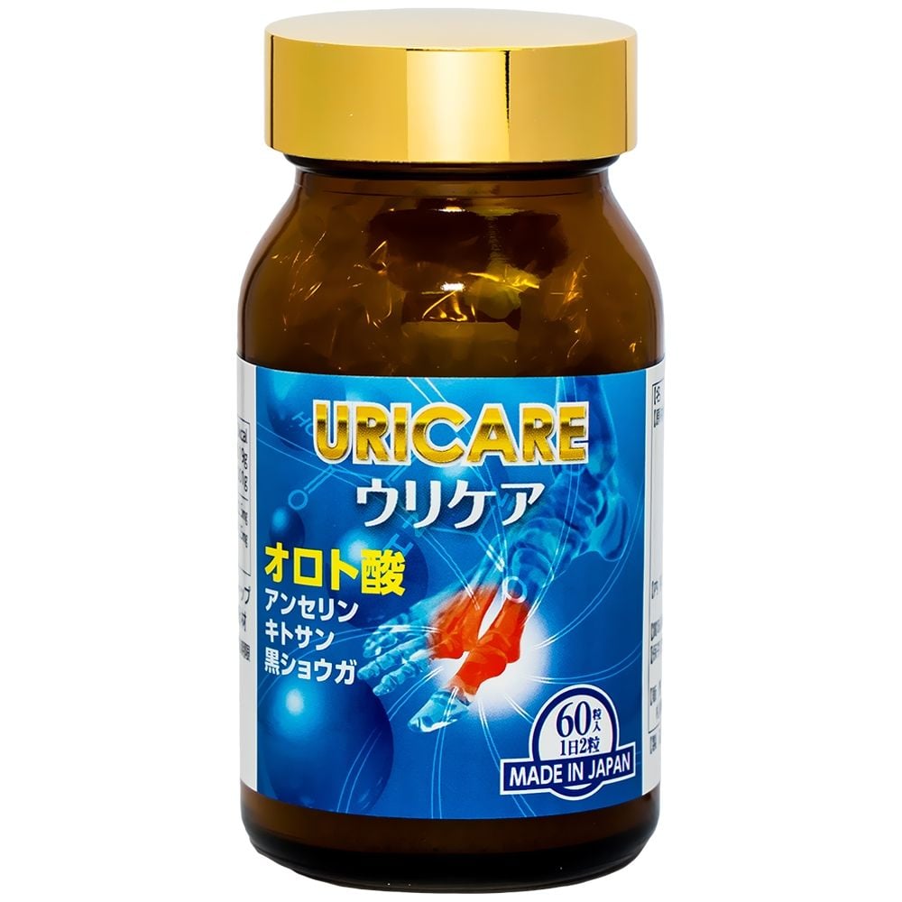 Viên uống hỗ trợ điều trị Gout JpanWell Uricare 60 viên