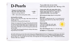  D-Pearls Vitamin D3 1000IU giúp bổ sung vitamin D hộp 80 viên 