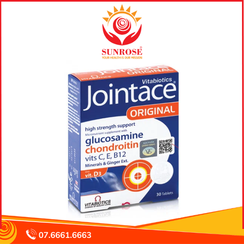  Vitabiotics Jointace Original bổ sung dưỡng chất cho khớp hộp 30 viên 