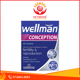  Viên uống Wellman Original Vitabiotics hỗ trợ tăng cường sức khỏe cho nam giới 30 viên 
