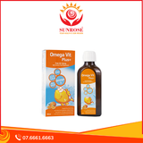  Omega Vit Plus+ Hỗ Trợ Tăng Cường Sức Khoẻ Thị Lực & Trí Não Cho Trẻ Em Chai 100ml 