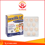  Viên nhai Vitabiotics Wellkid Multi-Vitamin tăng cường sức khỏe, đề kháng hộp 30 viên 