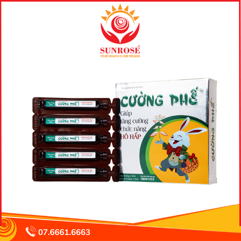  Siro Cường Phế Lotus tăng cường chức năng hô hấp (10 ống x 10ml) 