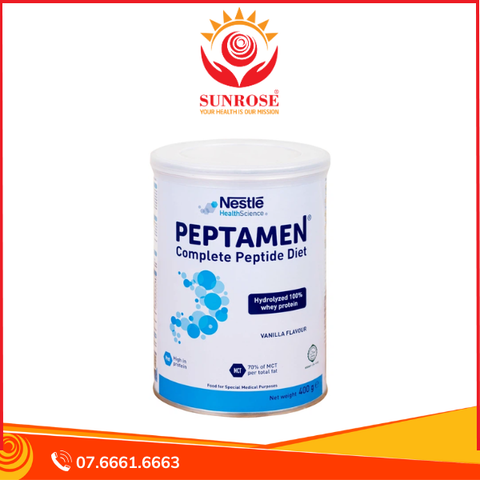  Sữa Peptamen Nestlé cải thiện việc hấp thu đạm, không gây tiêu chảy (400g) 