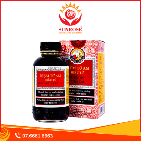  Niệm Từ Am Hiếu Tử Xuyên Bồi Tỳ Bà Cao bổ phế, thanh giọng, giảm ho, tiêu đờm (300ml) 