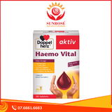  Haemo Vital - Hỗ trợ bổ sung sắt - Hộp 30 viên 