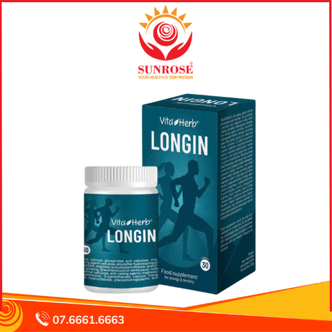  Viên uống VITA-HERB Longin – Bổ sung vitamin & khoáng chất, hỗ trợ sinh sản – Hộp 30 viên 