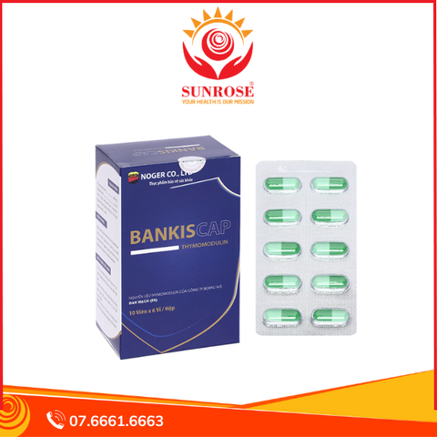  BankisCap hỗ trợ tăng cường sức đề kháng hộp 60 viên 