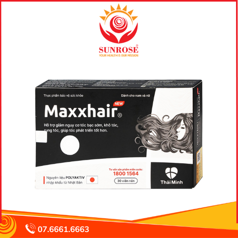  Viên uống Maxxhair hỗ trợ giảm rụng tóc (Hộp 3 vỉ x 10 viên) 