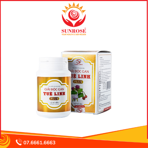  Giải độc gan Tuệ Linh Plus hỗ trợ tăng cường chức năng gan hộp 60 viên 