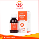  Siro Gadopax Forte hỗ trợ tăng sức đề kháng của cơ thể (100ml) 