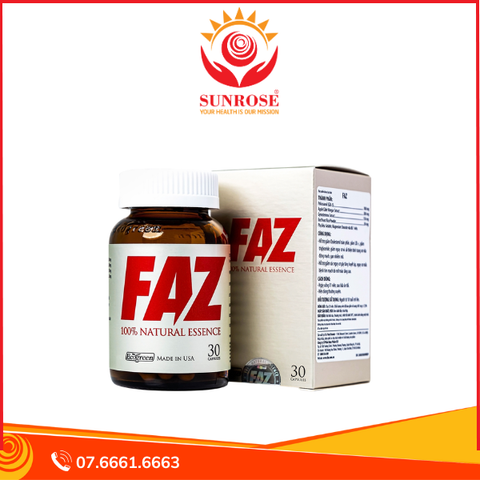  Viên uống Ecogreen Faz hỗ trợ giảm mỡ máu (Hộp 30 viên) 