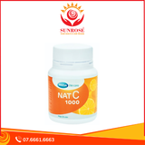  Viên uống Nat C Vitamin C 1000 hỗ trợ sức khỏe (Lọ 30 viên) 