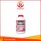  Calcium Kirkland 600mg Vitamin D3 Viên Uống Bổ Sung Canxi Giúp Xương Chắc Khỏe 