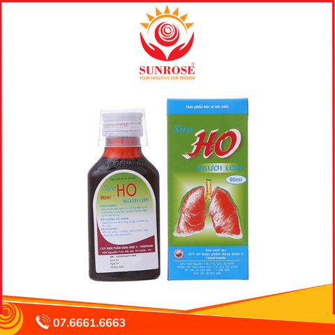  Siro Ho Người Lớn FidoPharm giúp thanh phế, giảm ho (90ml) 