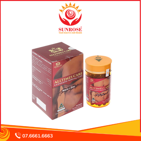  Alltimes Care Kangaroo 6000mg Plus tăng cường sinh lý nam hộp 100 viên 
