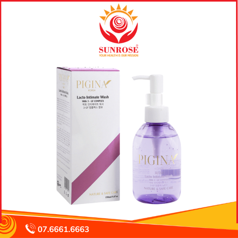  Dung dịch vệ sinh phụ nữ Pigina 150ml - Pigina Lacto Intimate Wash 