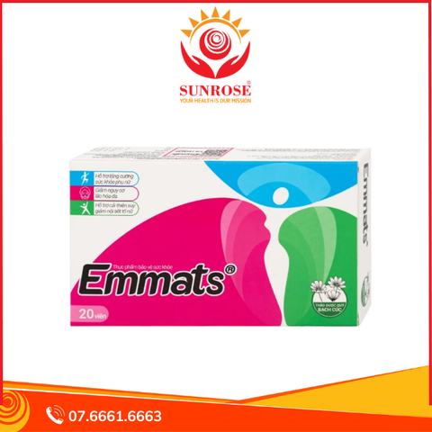  Viên uống Emmats TW3 hỗ trợ giảm nguy cơ lão hóa, cải thiện suy giảm nội tiết tố (2 vỉ x 10 viên) 