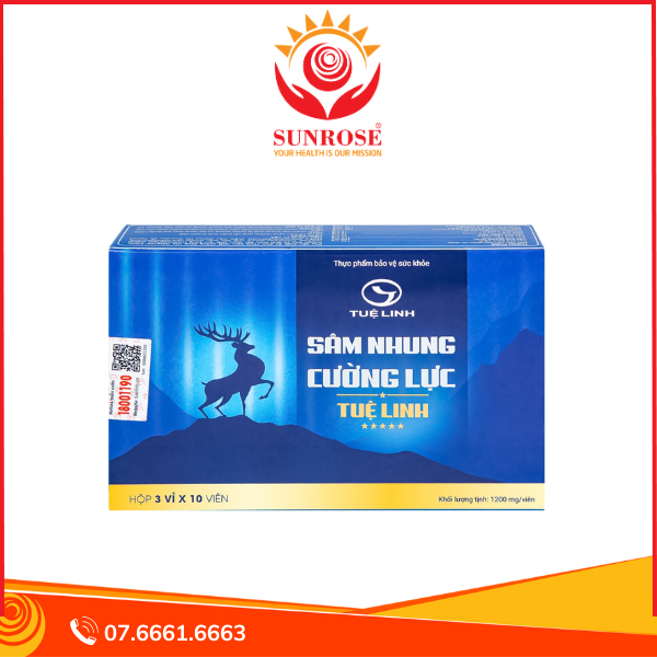  Sâm Nhung Cường Lực Tuệ Linh - Viên Uống Tăng Cường Sinh Lý Nam Giới 