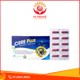  Viên uống CERE Plus With CoQ10 hỗ trợ hoạt huyết, tăng cường tuần hoàn máu não (Hộp 30 viên) 