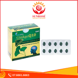 IsoPharco Ginkgo Q10 tăng cường tuần hoàn máu não hộp 100 viên 