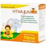  Dung dịch uống Vitar-Junior Boston bổ sung Acid Amin và Vitamin cho cơ thể (4 vỉ x 5 ống x 10 ml) 