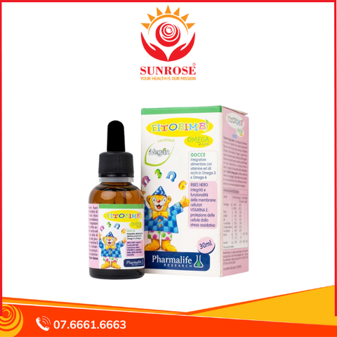  Siro Fitobimbi Omega junior giúp phát triển não bộ & mắt cho bé chai 30ml 