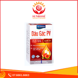  Viên uống PV Dầu Gấc Gold Giúp sáng mắt, hỗ trợ giảm khô mắt (Hộp 100 viên) 