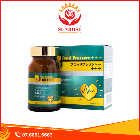  Viên uống Blood Pressure+++ Jpanwell hỗ trợ huyết áp (60 viên) 