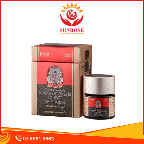  Tinh chất hồng sâm cô đặc Korean Red Ginseng Extract bồi bổ cơ thể hộp 30g 