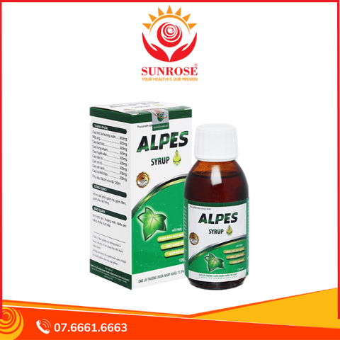  Siro Cali USA Alpes hỗ trợ giảm ho, bổ phổi chai 120ml 