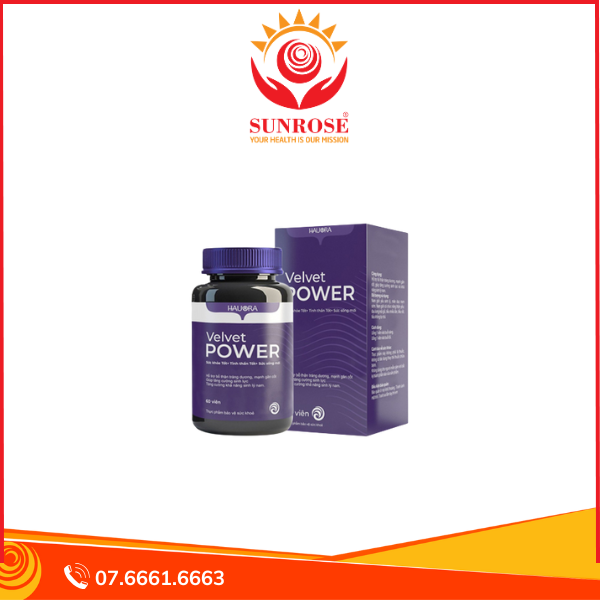  Velvet Power - Viên Uống Hỗ Trợ Bổ Thận Tráng Dương Chống Xuất Tinh Sớm 