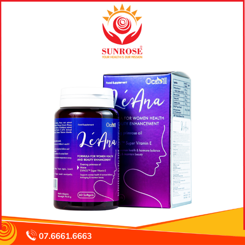  Viên uống LéAna Ocavill hỗ trợ cân bằng nội tiết tố (60 viên) 
