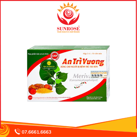  Viên uống An Trĩ Vương Vinh Gia thanh nhiệt, giải độc, tăng sức bền thành mạch (3 vỉ x 10 viên) 