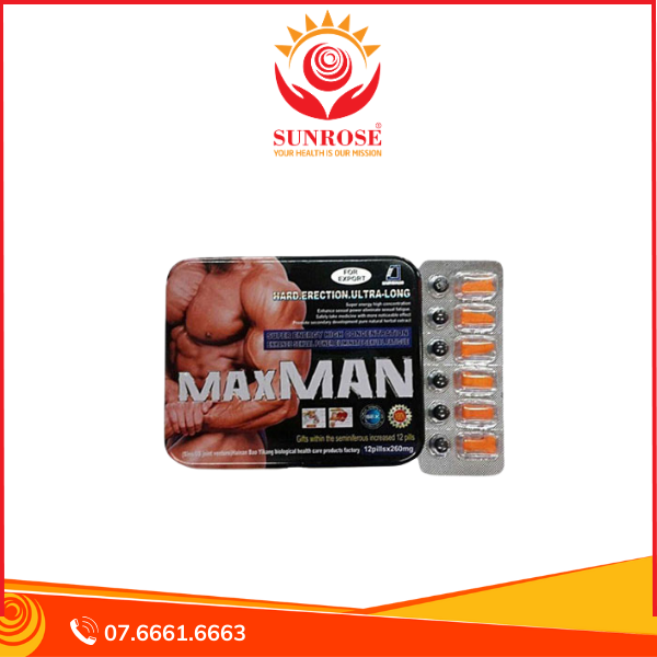  Maxman - Viên Uống Cường Dương, Cường Cả Bản Lĩnh, Phong Độ 