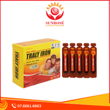  Siro Traly Iron bổ sung sắt, vitamin và khoáng chất hộp 15 ống x 10ml 