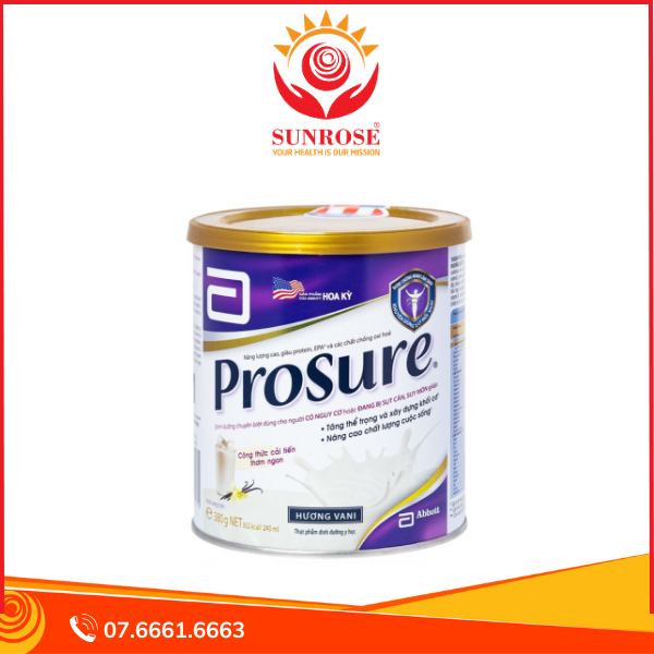 Sữa Prosure Abbott hương vani bổ sung dinh dưỡng chuyên biệt cho người ...