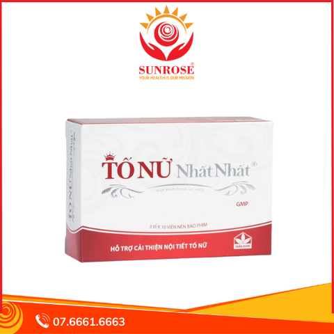  Viên uống Tố Nữ Nhất Nhất điều hòa kinh nguyệt (Hộp 3 vỉ x 10 viên) 