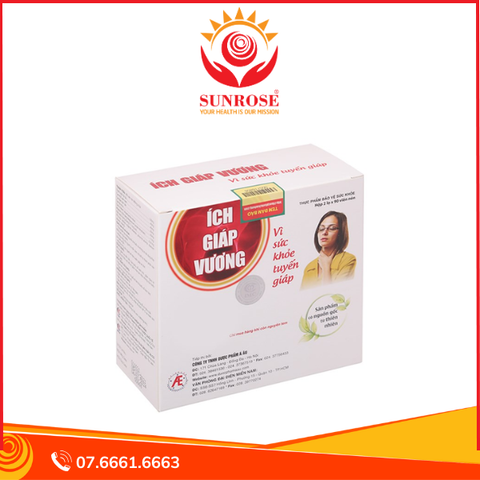  Ích Giáp Vương hỗ trợ giảm tiến triển của bướu cổ lành tính hộp 180 viên 