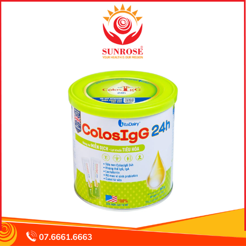  Sữa ColosIgG 24h Vitadairy hỗ trợ tăng cường miễn dịch và tiêu hóa (60 gói x 1.5g) 